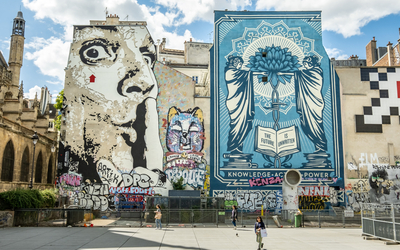 Street Art Paris - Jef aerosol - Obey