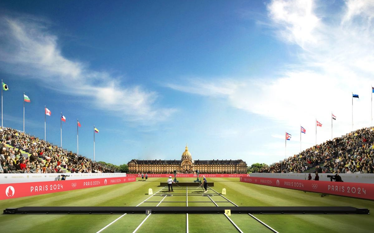 Site des Invalides pour les Jeux de Paris 2024