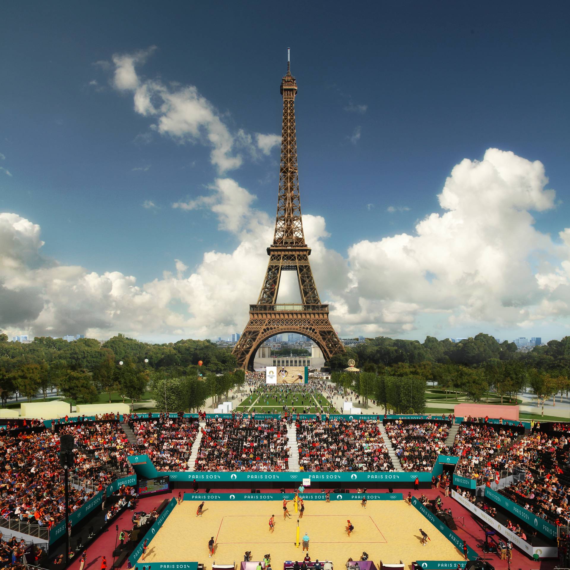 Le Stade Tour Eiffel, site des Jeux de Paris 2024