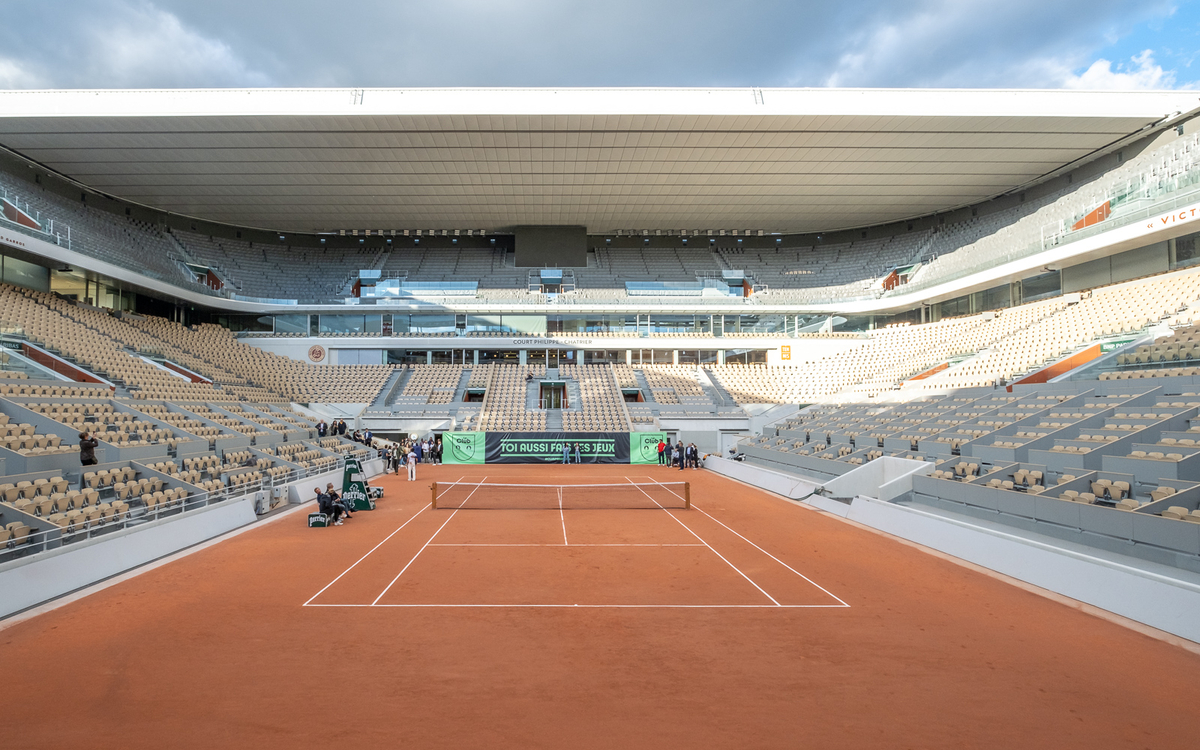 Le stade RolandGarros se prépare pour les Jeux de Ville de Paris