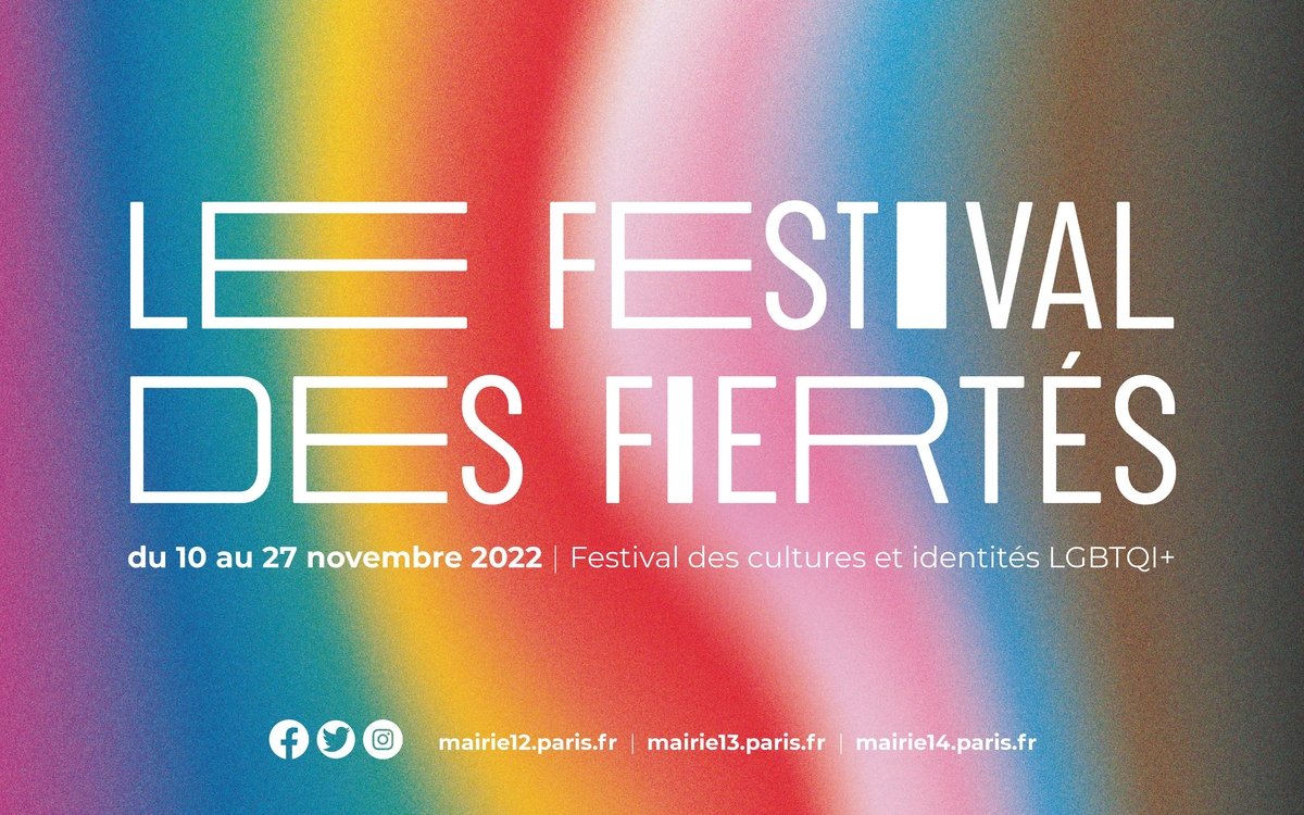 Découvrez le programme du Festival des fiertés 2022 - Mairie du 14ᵉ