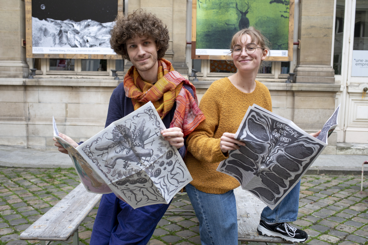 Thibault Boube et Mathilde Nourrisson veulent mettre en avant les jeunes créateurs des arts graphiques.  