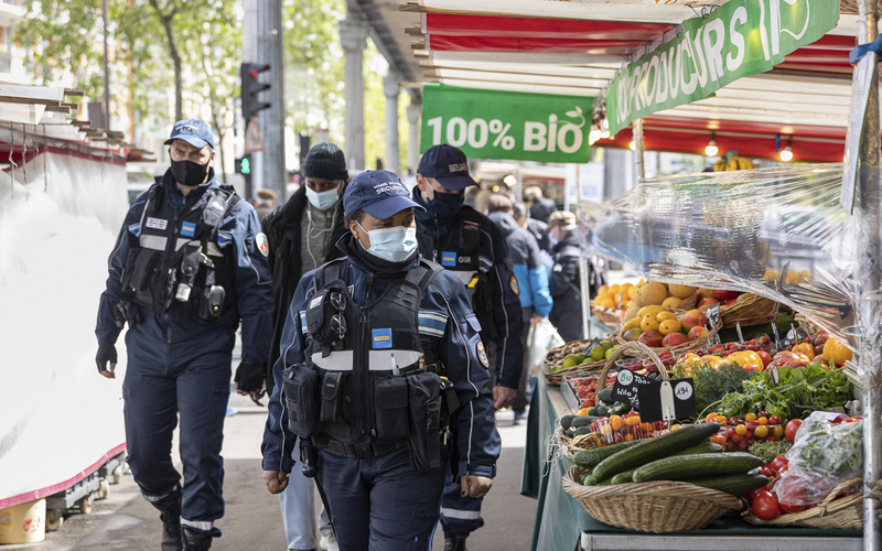 Police municipale marché 