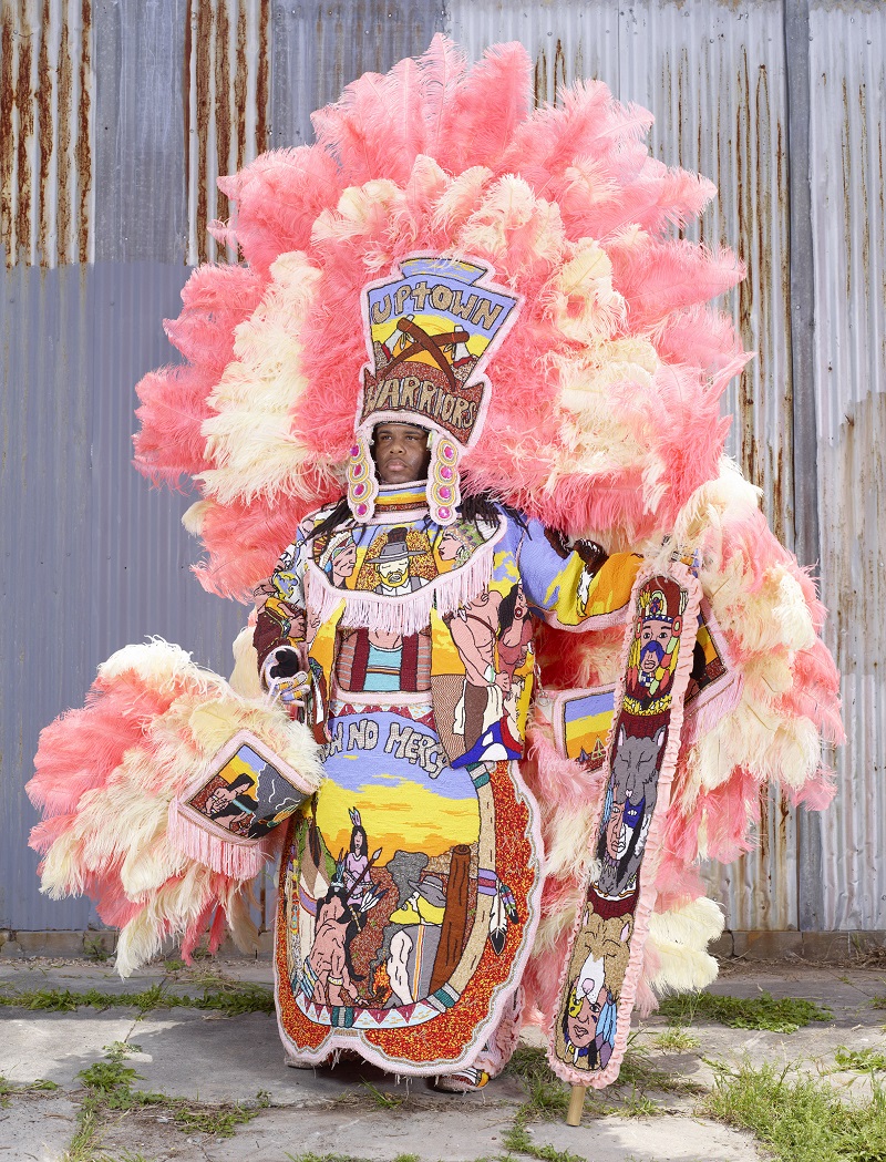 Photographie tirée de la série "Mardi Gras Indians"