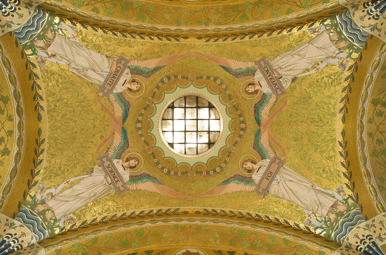 Plafond, chapelle de l'institut Pasteur