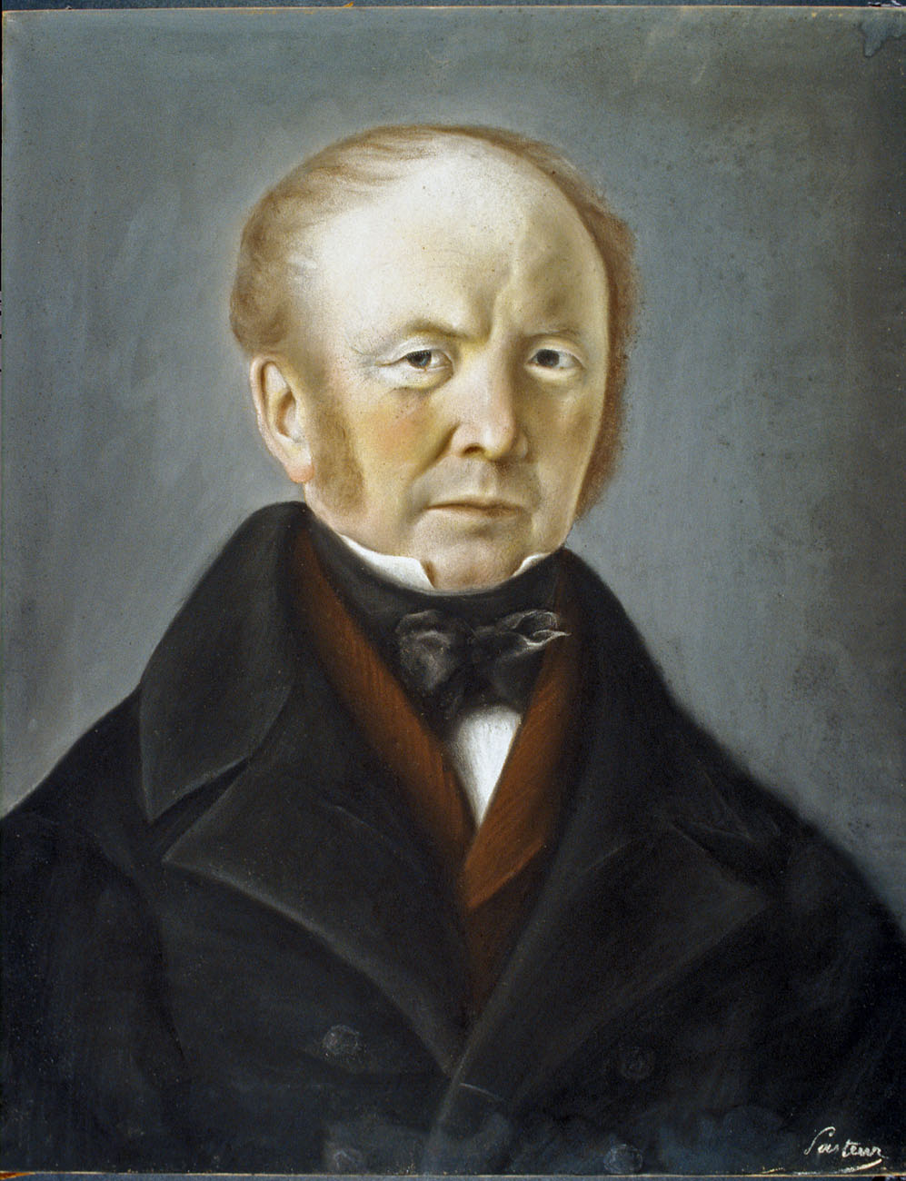 François Emmanuel Roch (1788 - ? ), père de Lydie, Sophie et Charles, époux de Marguerite. Pastel exécuté par Pasteur en 1839. Exposé au musée Pasteur