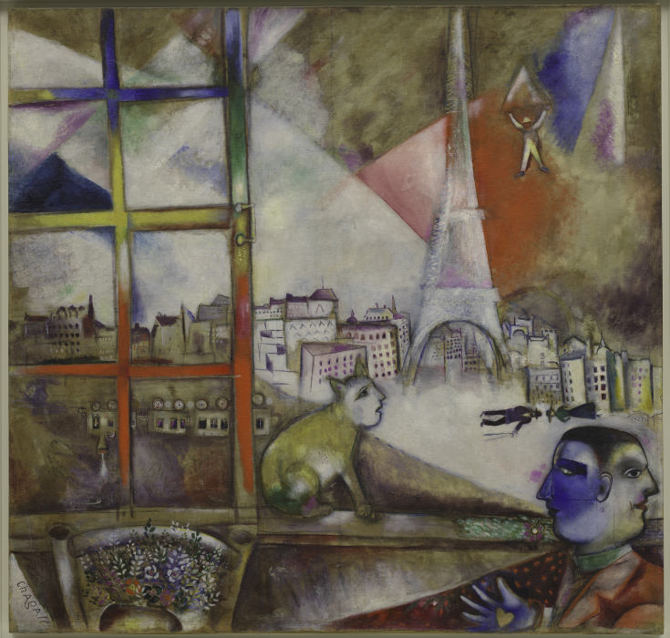 Marc Chagall, Paris par la fenêtre,