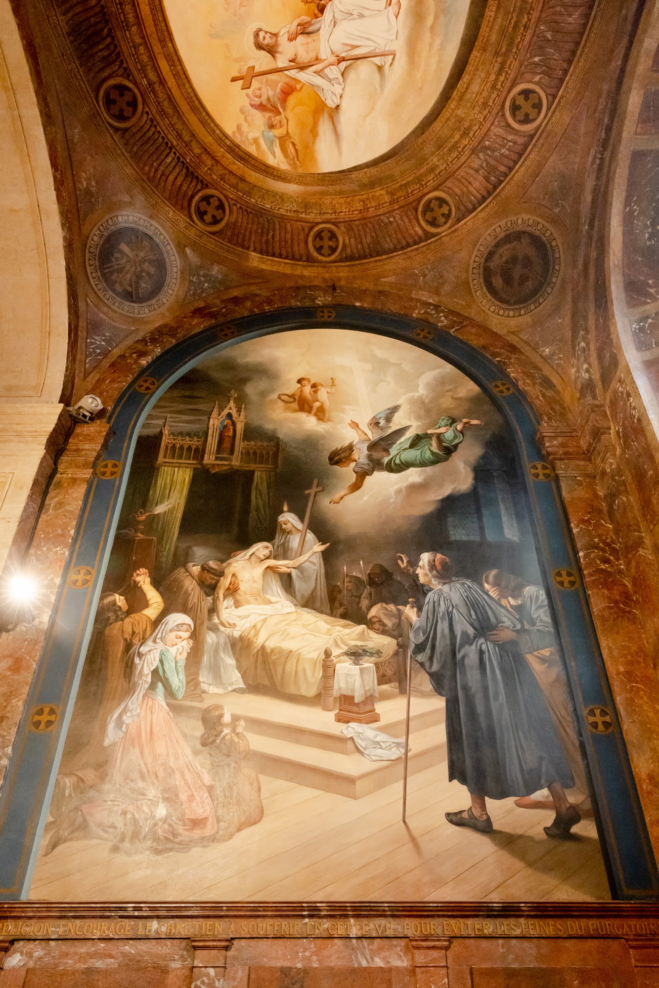 Restauration de la chapelle des âmes du Purgatoire, église Saint-Sulpice (6e). 