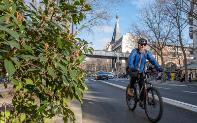 Piste cyclable Avenue Ledru-Rollin