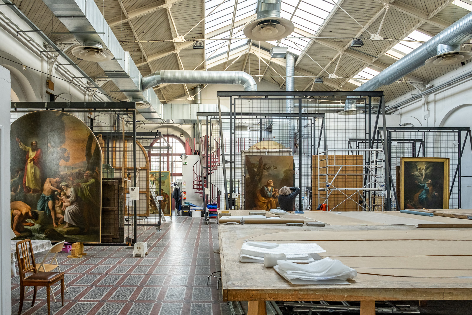 Atelier de restauration des oeuvres d'art de la Ville de Paris