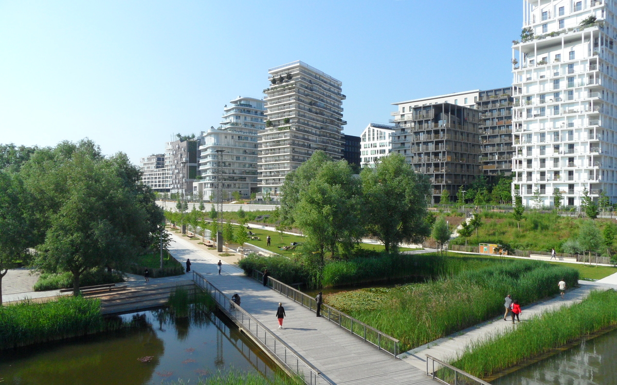 Vue du Parc Martin Luther King