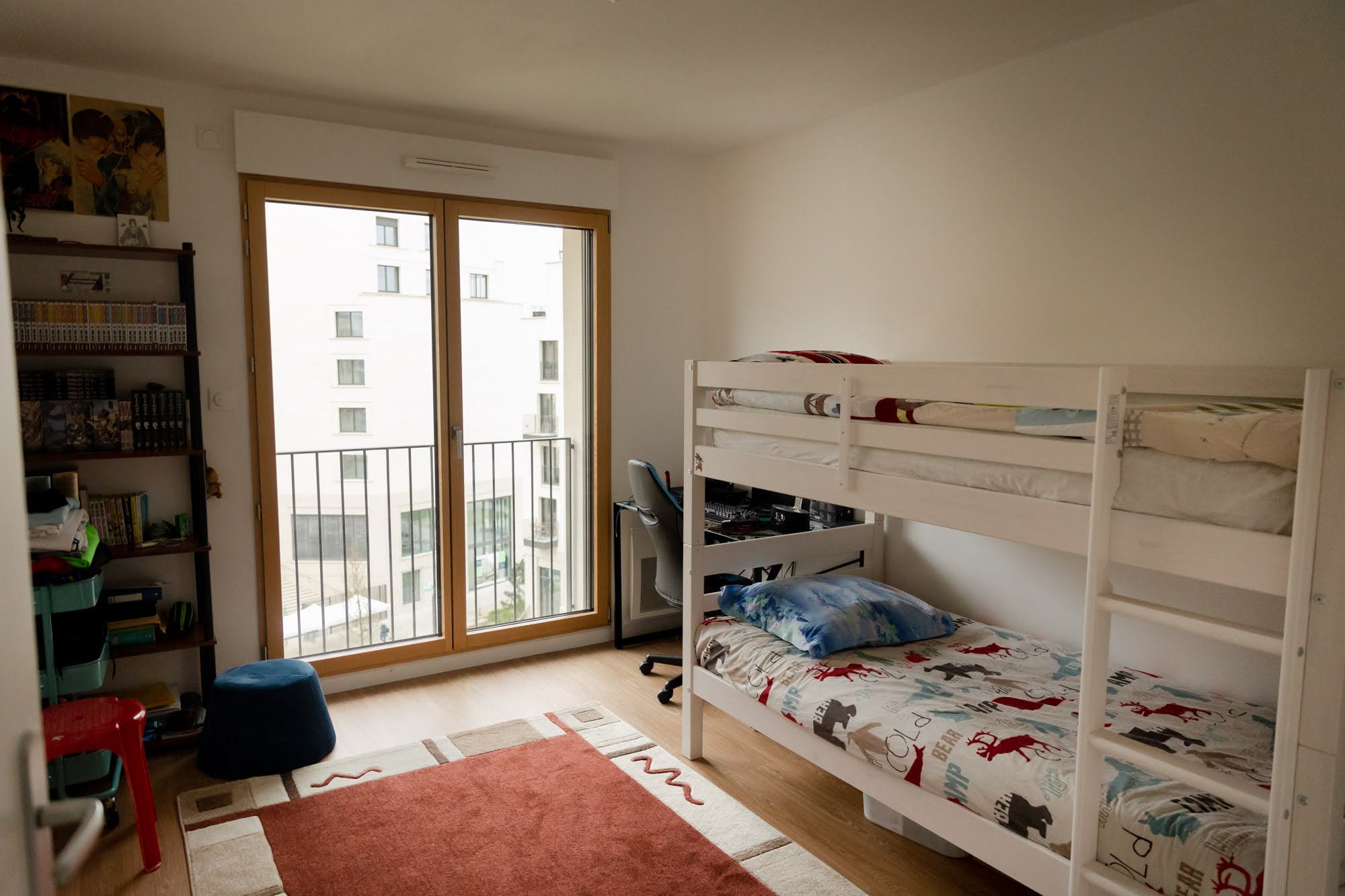 Un intérieur de logement de l'îlot fertile 198-212, Rue d'Aubervilliers 19e lauréat Réinventer Paris