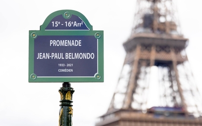 Inauguration de la promenade Jean-Paul Belmondo
