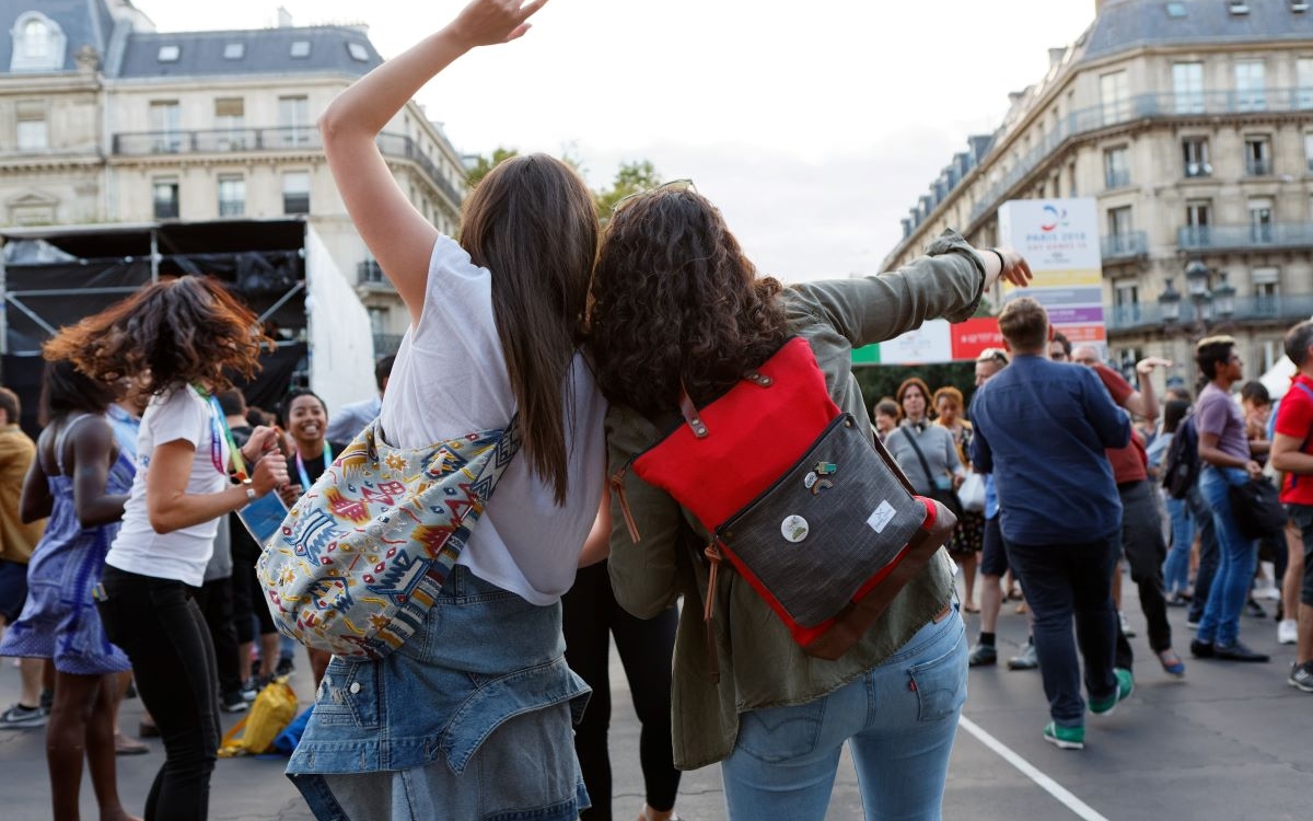 Popular ball on the Town Hall forecourt