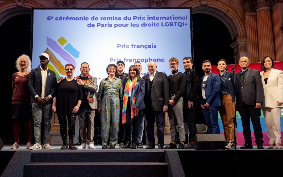 Les lauréat·e·s 2023 du Prix international pour les droits des personnes LGBTQI+, Paris, le 17 mai 2023