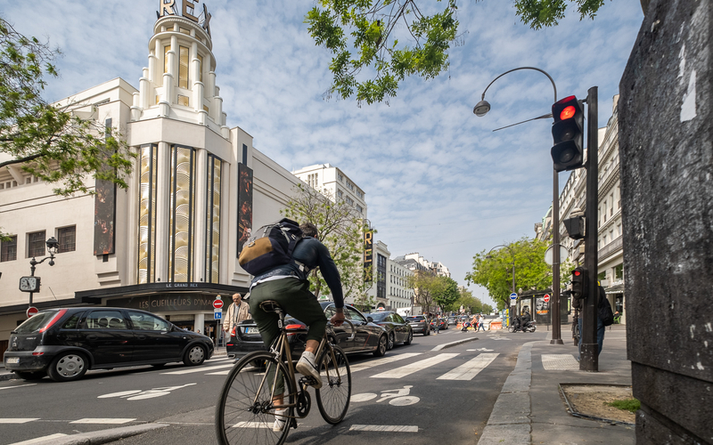 Pistes cyclables Grands boulevards