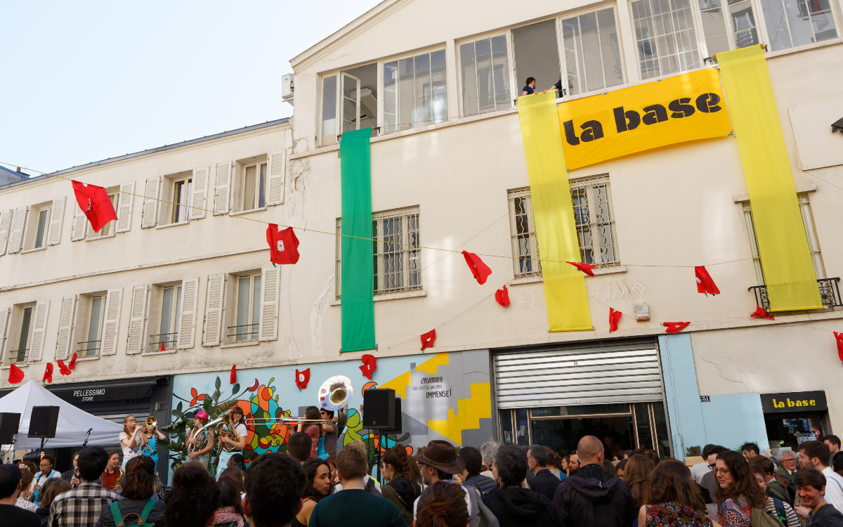Fête de la rue Bichat  et inauguration des nouveaux locaux de l’association "La Base" (lieu inter-associatif dédié à la mobilisation citoyenne pour la justice climatique et sociale)