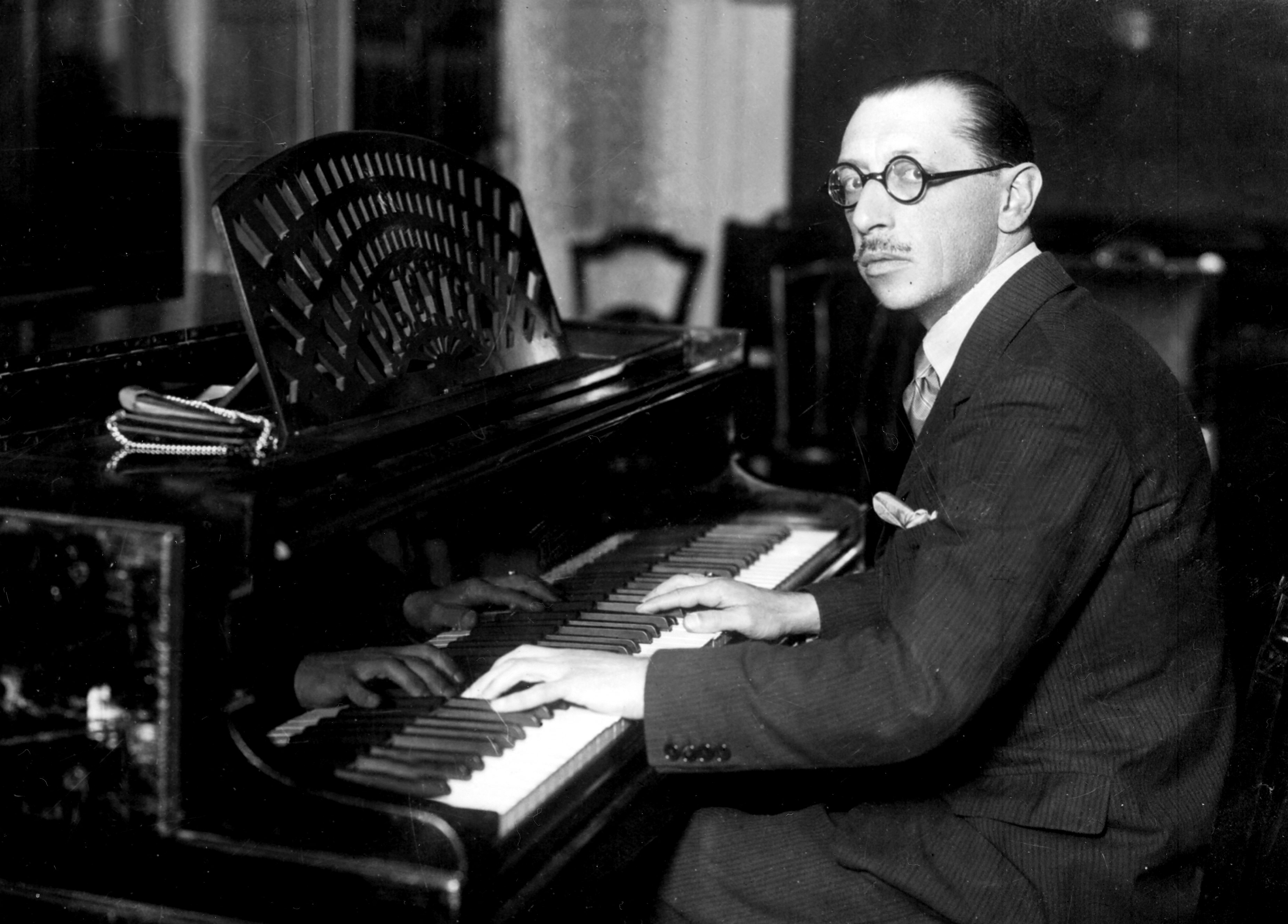 Igor Stravinsky (1882-1971), compositeur russe.