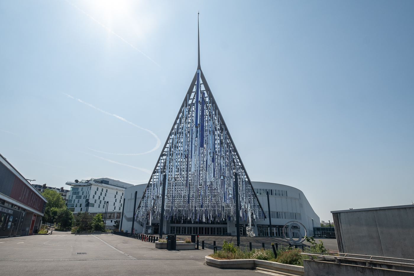 L'entrée de la South Paris Arena.