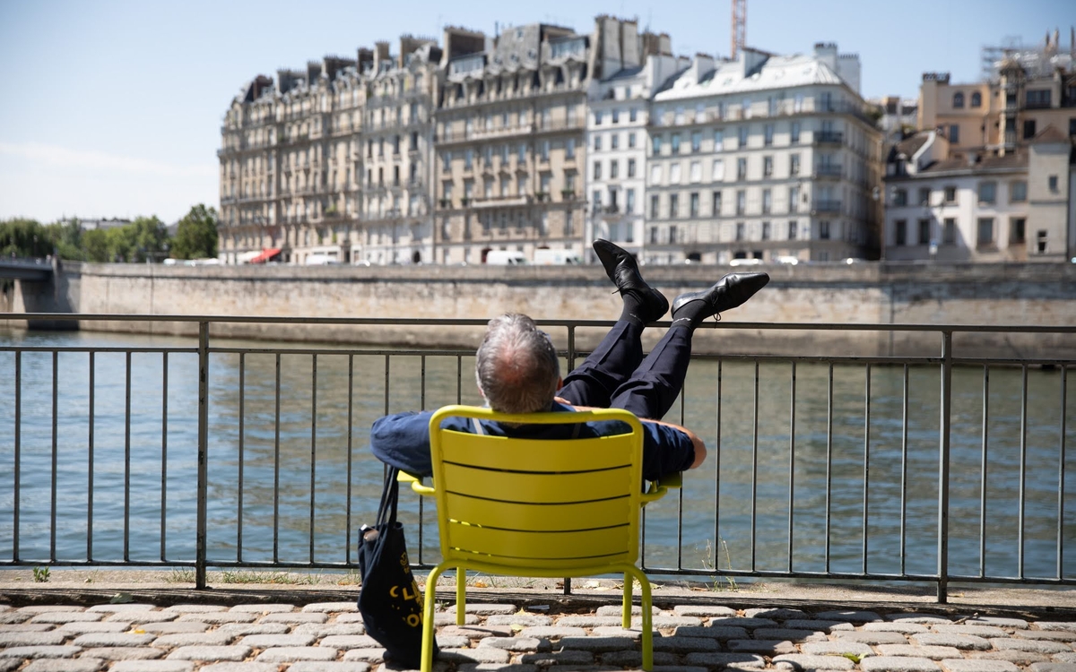 Moment de détente sur les berges de Seine 