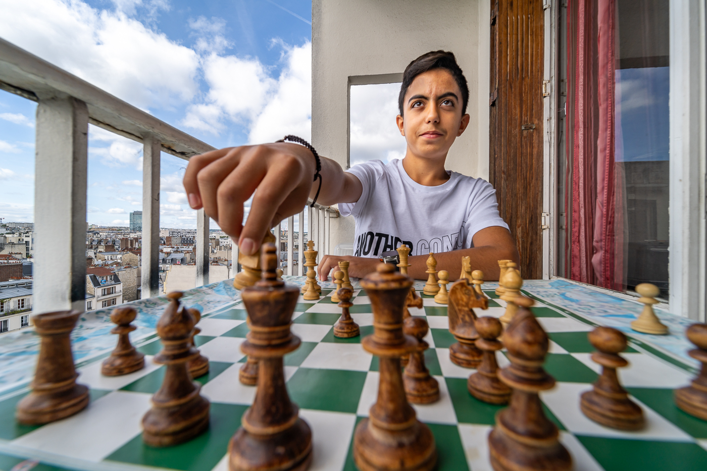 Paul Boulos, champion de France d'échecs des moins de 12 ans.