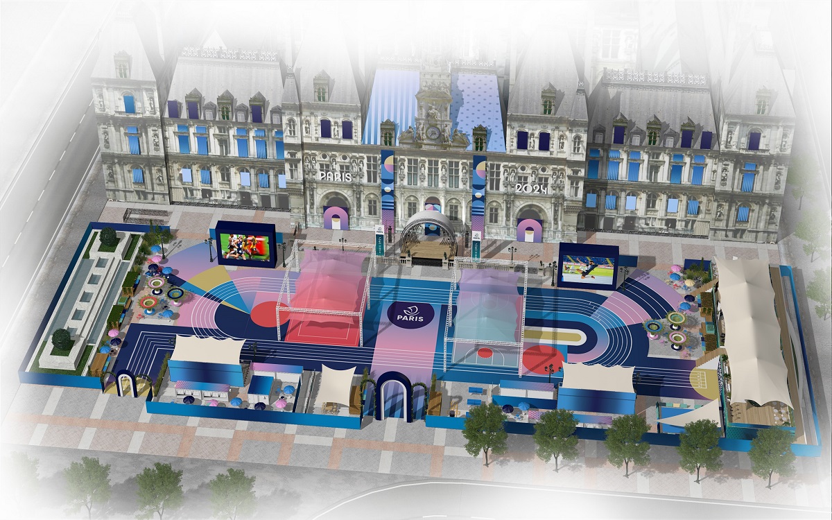 Le Off des Jeux à Paris : site des festivités de l'Hôtel de Ville 