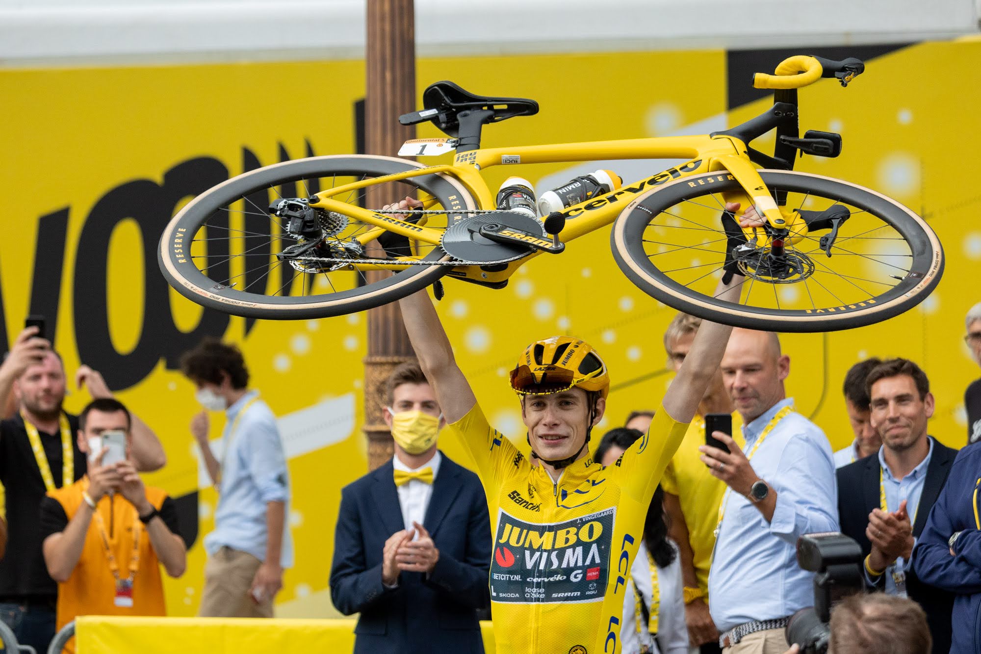 Jonas Vingegaard, vainqueur de la 110e édition du Tour de France