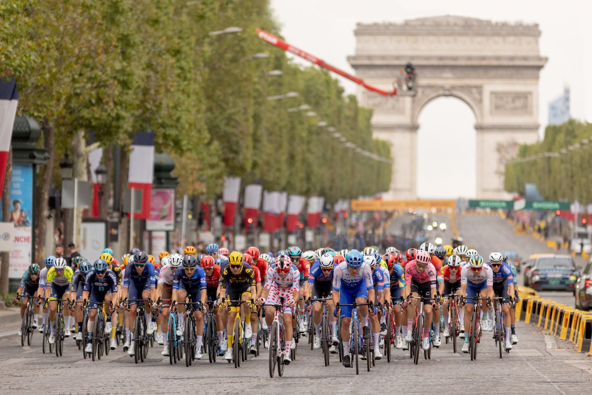 Arrivée de la 110e édition du Tour de France