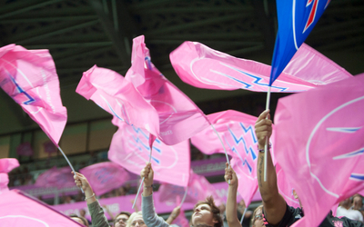 Ambiance match rugby 