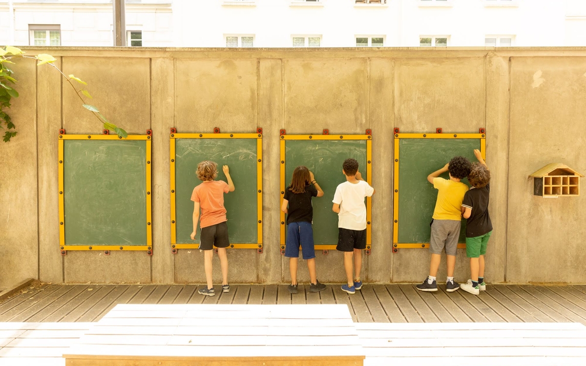 Cour Oasis de l'Ecole Keller, 11e 