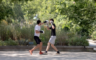 Boxeurs, boulevard Richard Lenoir