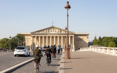Pistes cyclables rive gauche 
