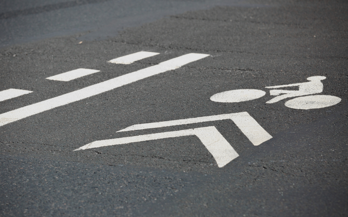 Illustration de piste cyclable