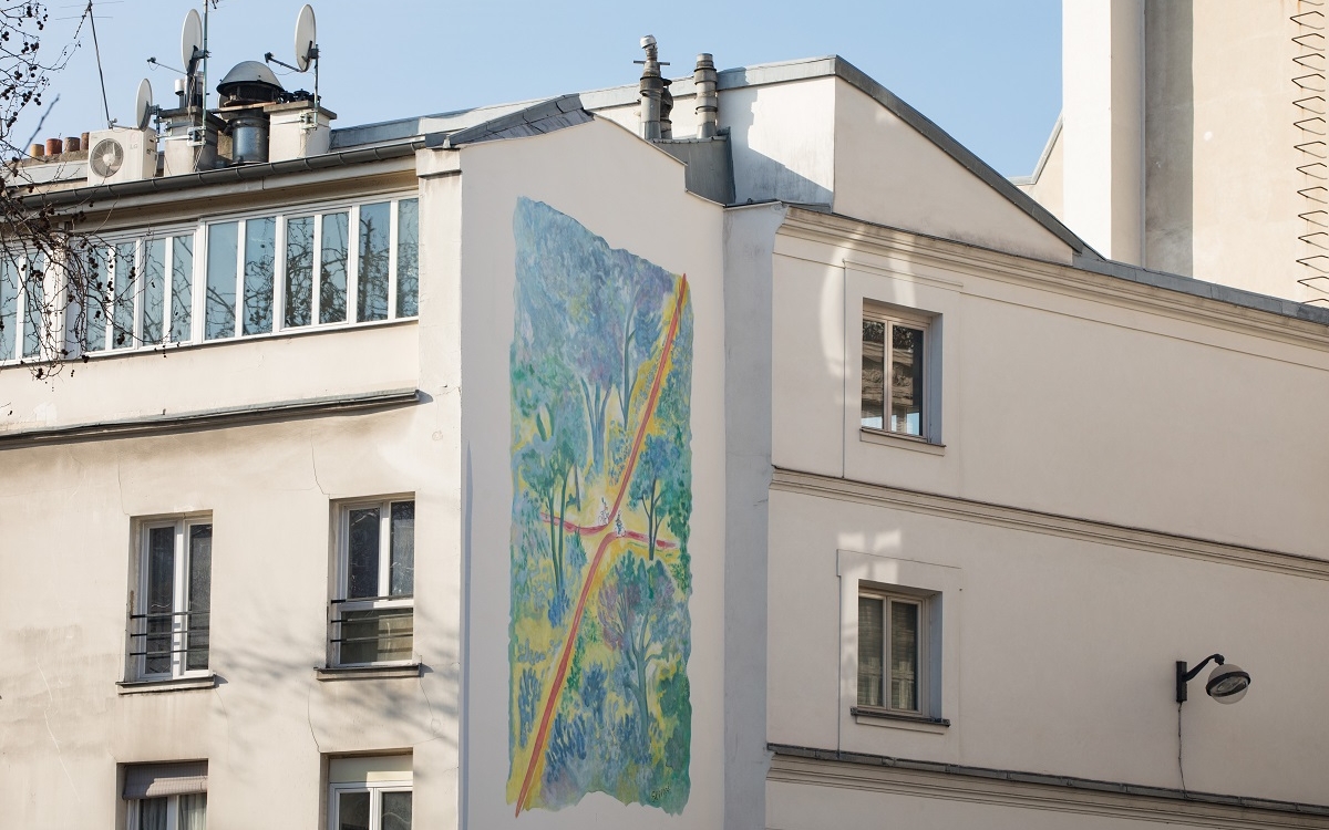Fresque Jean-Jacques Sempé (3e)