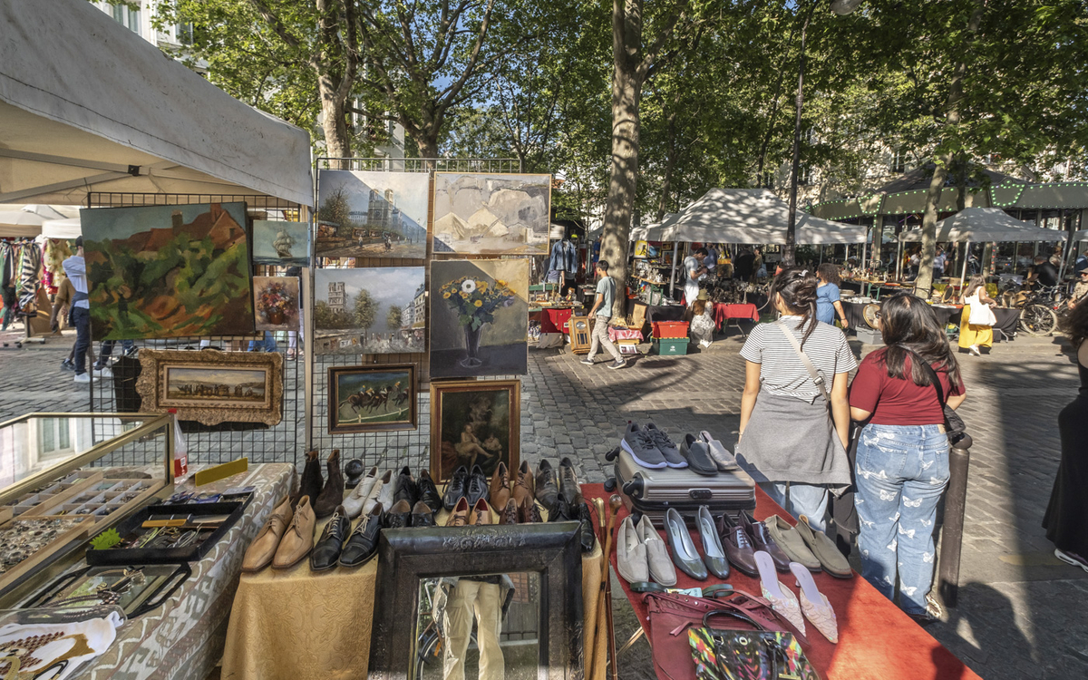 Brocante, vide-grenier dans le 18e arrondissement