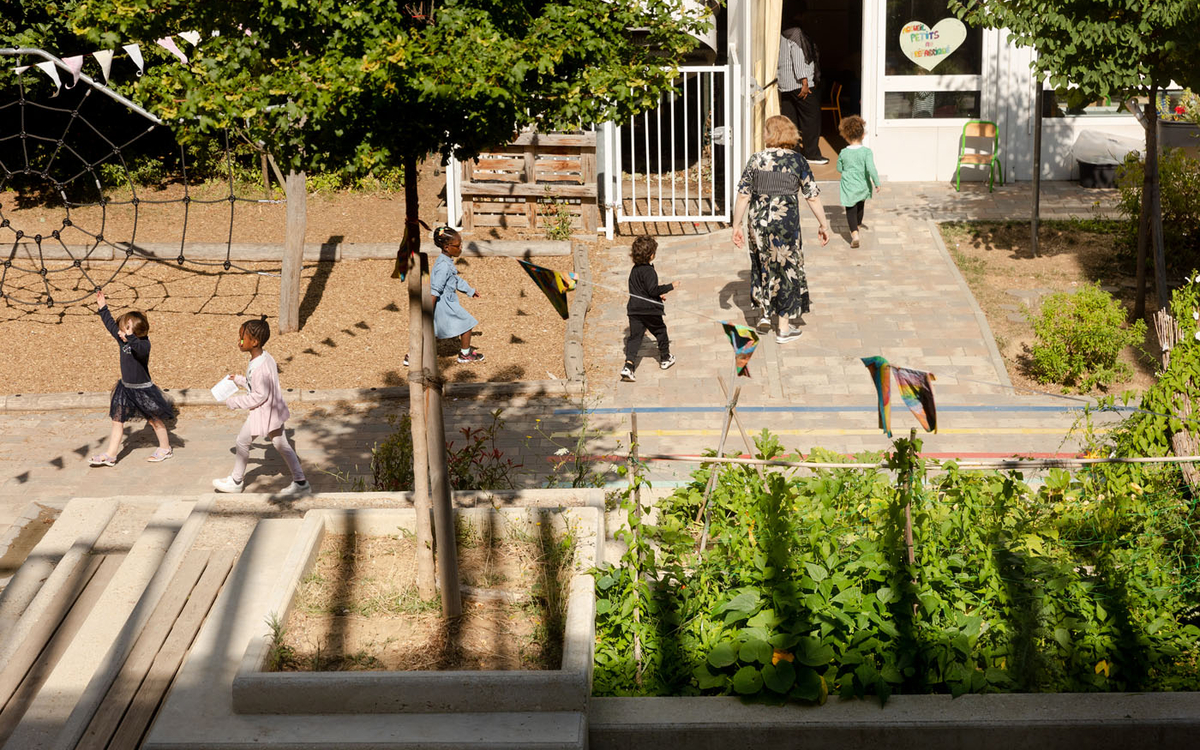 Cour Oasis Ecole maternelle Jean Dolent