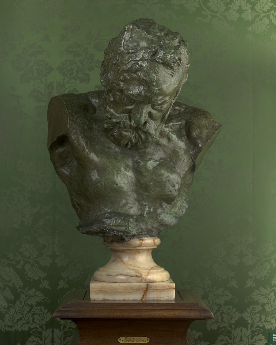 Victor Hugo, buste héroïque  Rodin, Auguste , Sculpteur Rudier, Alexis , Fondeur