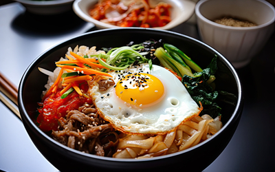Bibimbap, plat traditionnel coréen 