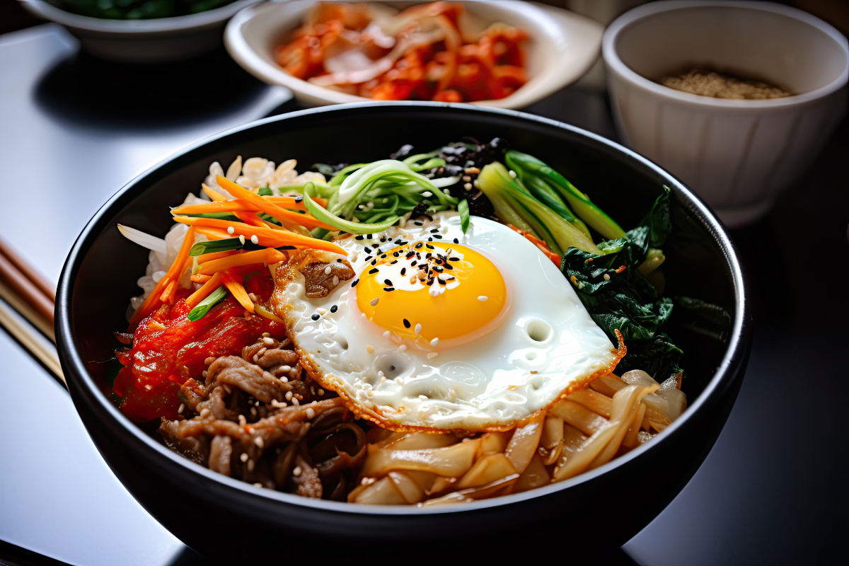 Bibimbap, plat traditionnel coréen 