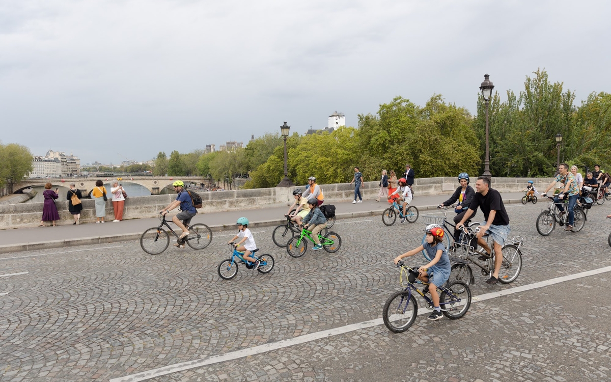 Balade à fashion vélo autour de paris