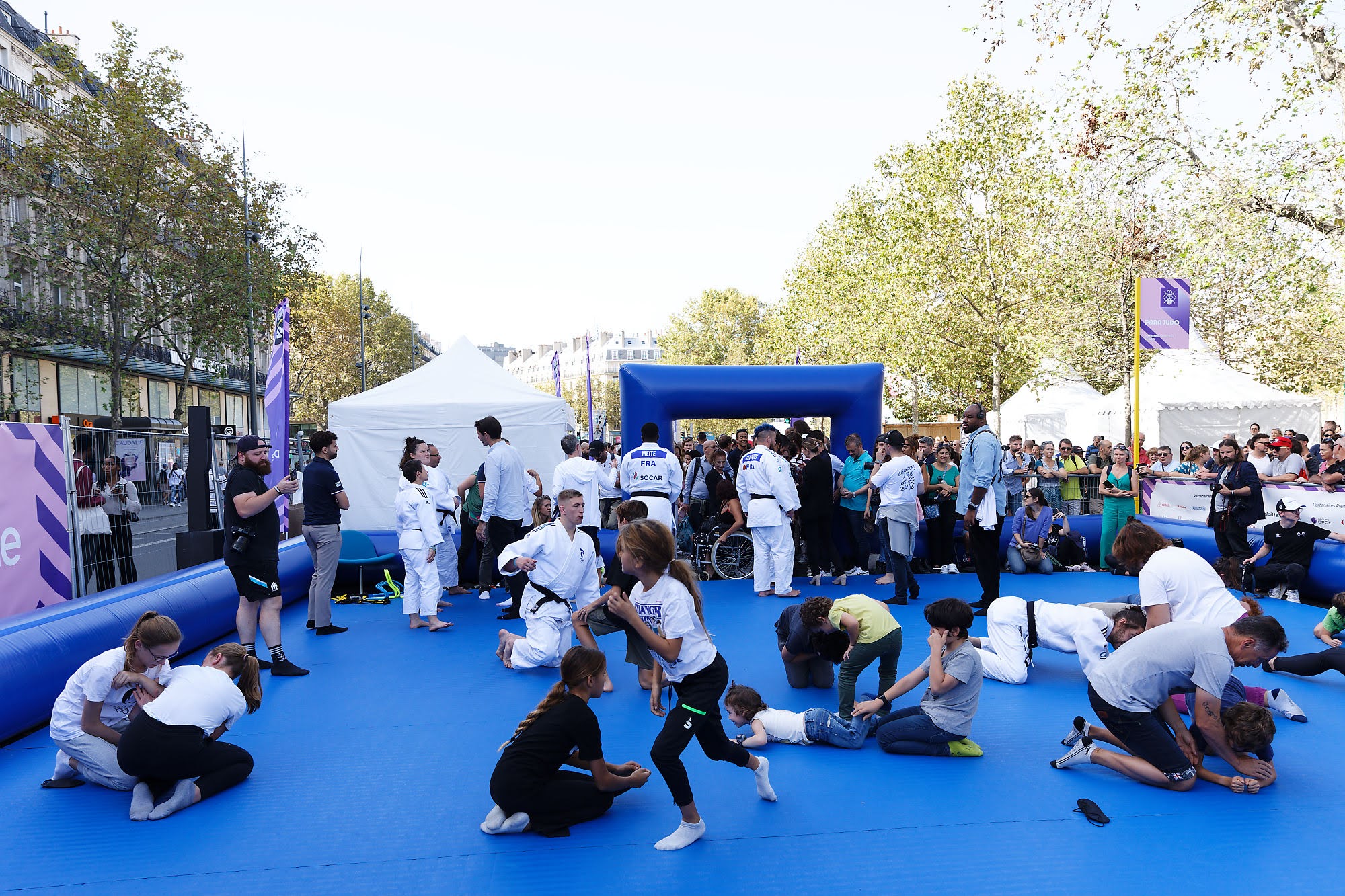 Para judo à la Journée paralympique