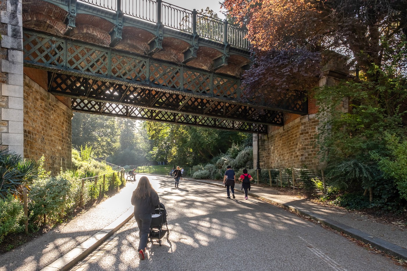 Pont Eiffel 2 aux Buttes-Chaumont