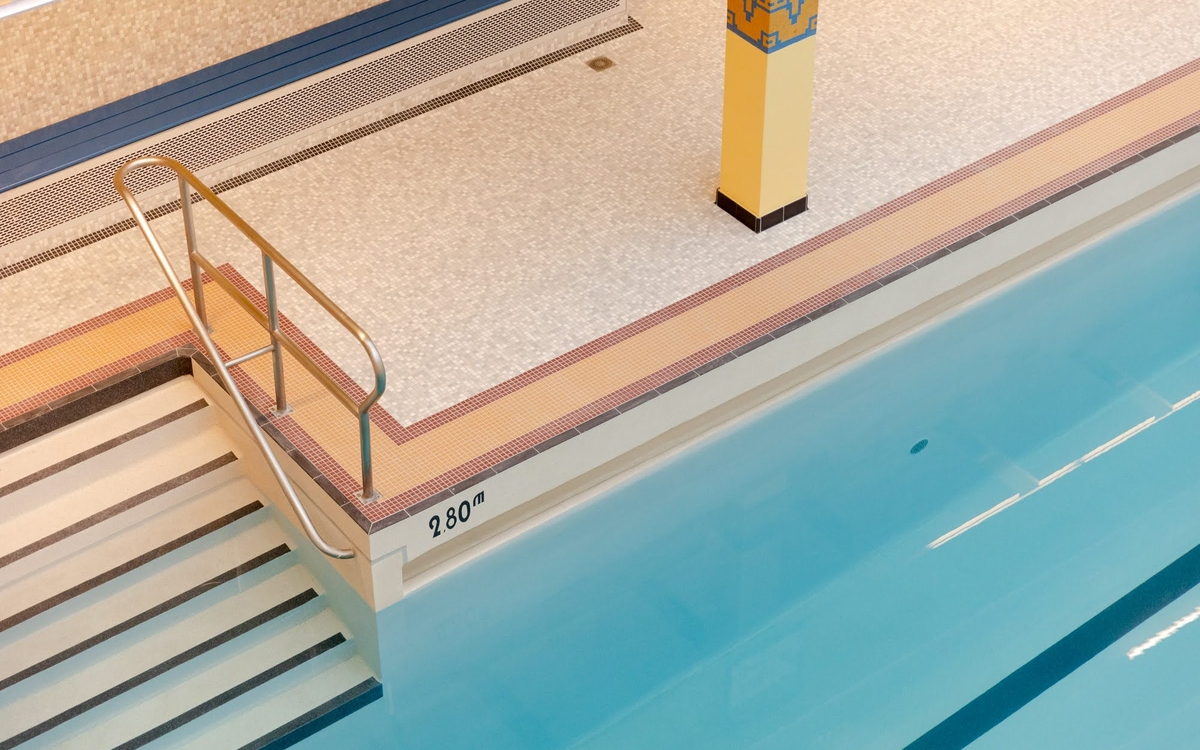 Le petit bain de la piscine Pontoise après rénovation.