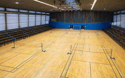 Rénovation du centre sportif Max Rousié (17e) -  futur site d'entraînement de boxe pour les JO 2024.