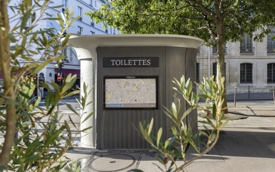 Photo d'un toilette publique / sanisette