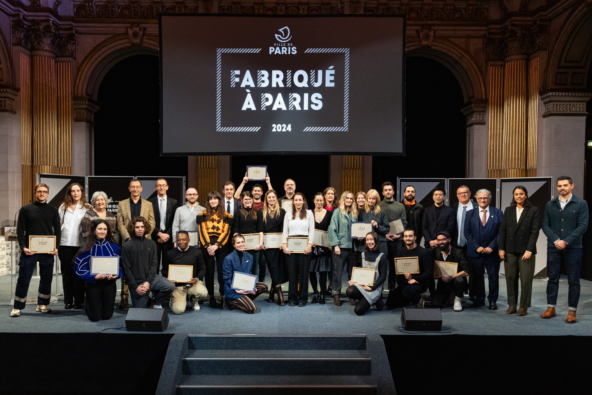 Remise du label Fabriqué à Paris.