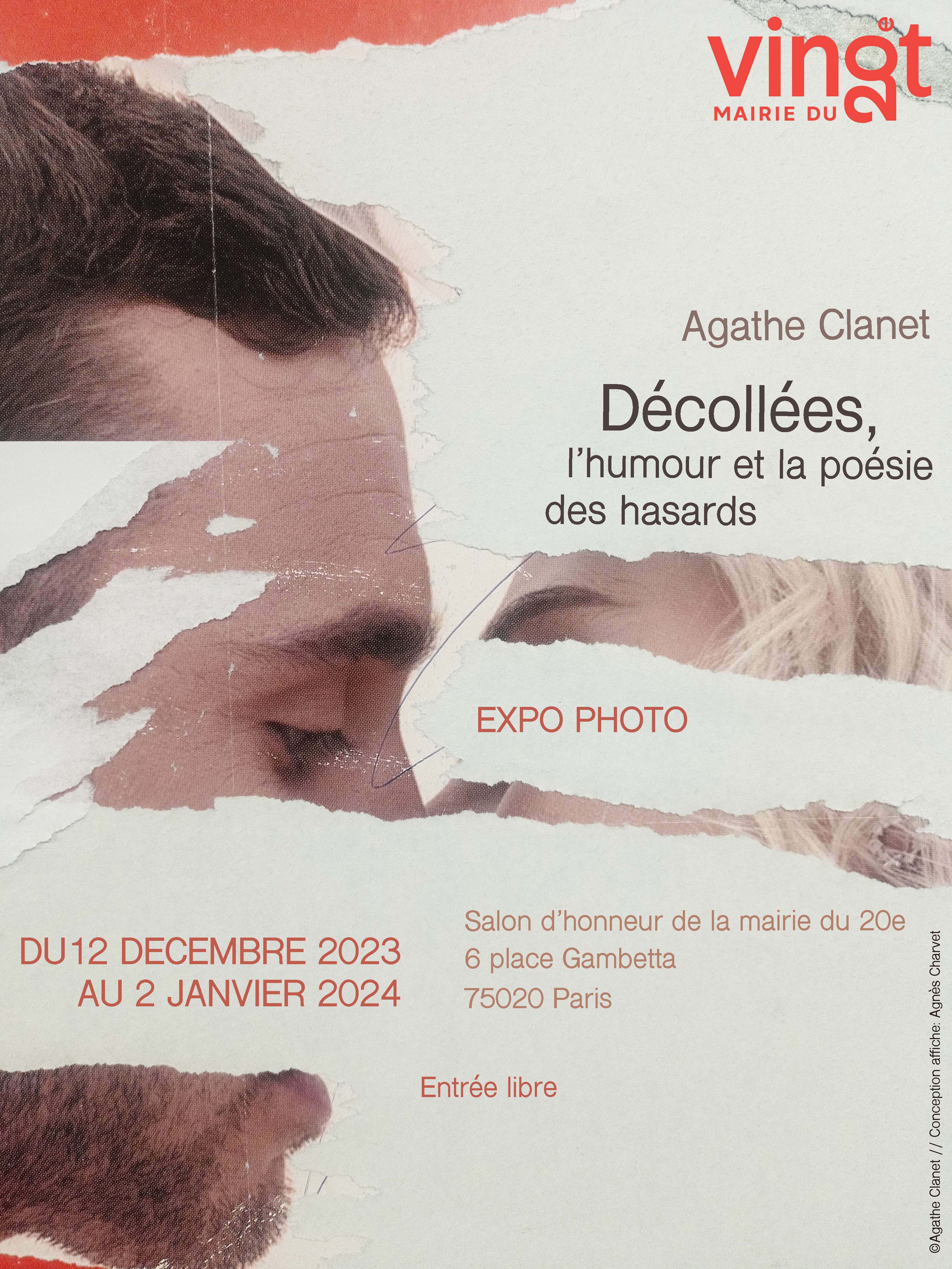 Affiche Agathe Clanet Salon d'honneur