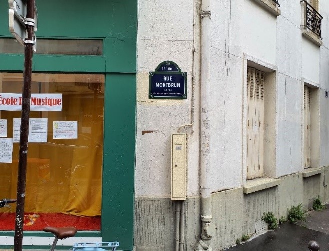 Plaque De Rue Décorative Paris Saint-Germain FC - Blanc, Sous Licence Officielle - Pour Chambre, Bureau, Fan Du PSG