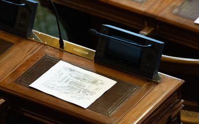 Salle du Conseil de l'Hôtel de Ville.