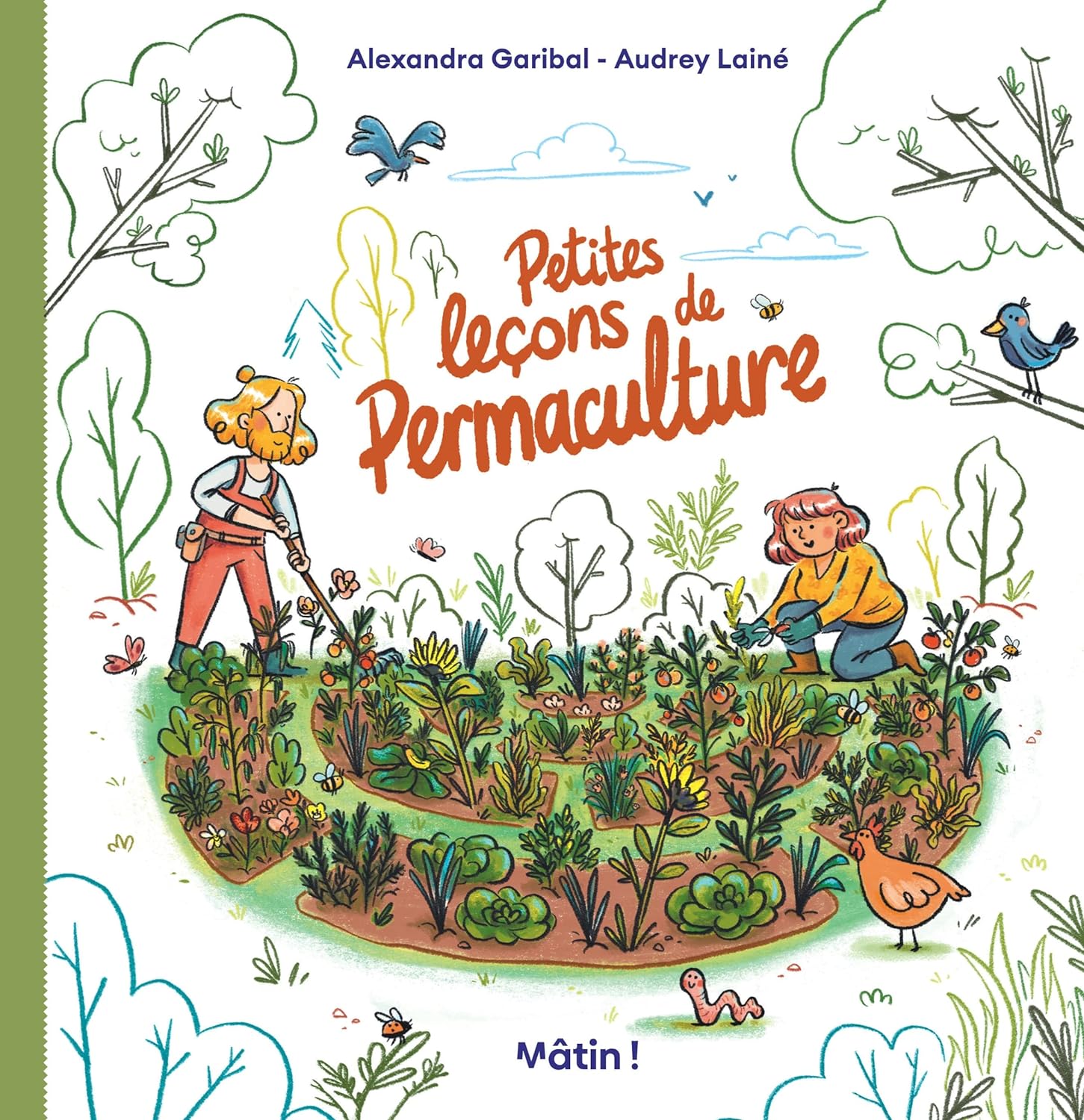 La couverture du livre Petites leçons de permaculture, par Alexandra Garibal et Audrey Lainé (Dargaud)